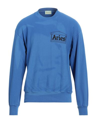 Aries Man Sweatshirt Bright blue Size M Cotton