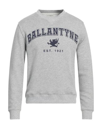 Ballantyne Man Sweatshirt Light grey Size M Cotton