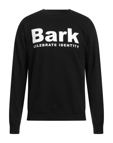 Bark Man Sweatshirt Black Size M Cotton, Polyester