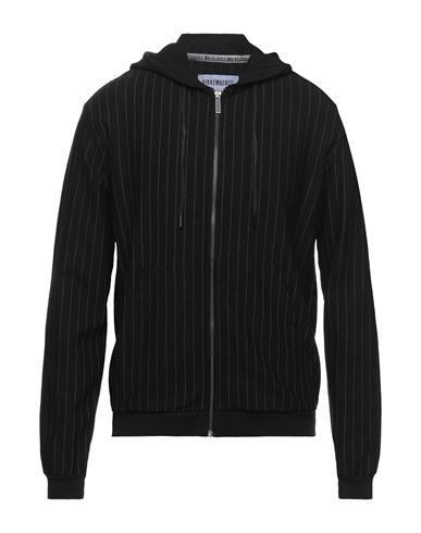 Bikkembergs Man Sweatshirt Black Size XL Viscose, Polyamide, Elastane, Polyester