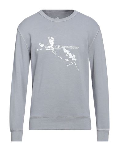 C. p. Company Man Sweatshirt Light grey Size S Cotton