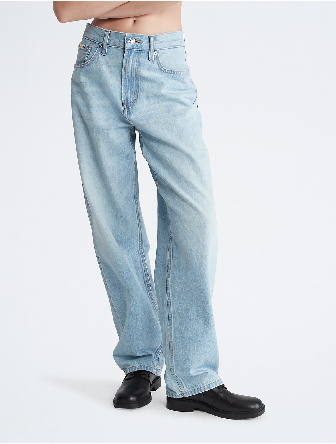 Calvin Klein Women's 90s Loose Fit Jeans - Blue - 26