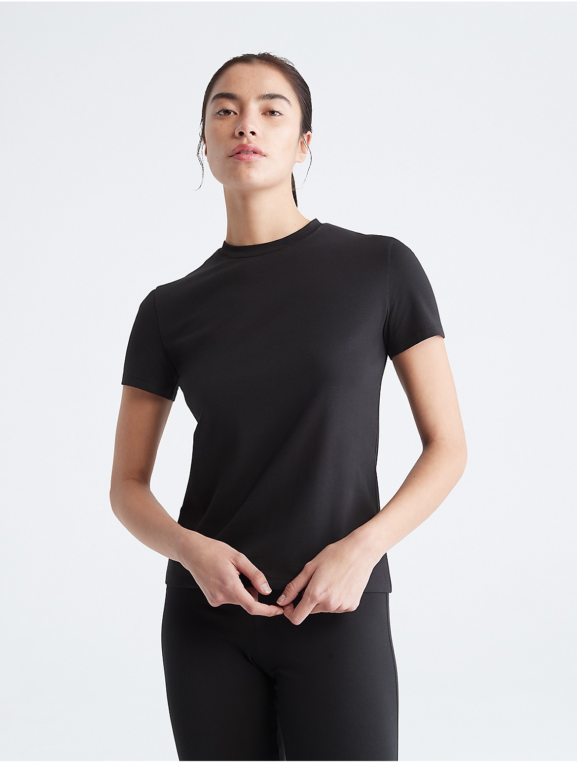 Calvin Klein Women's Calvin Klein Athletic Crewneck T-Shirt - Black - S
