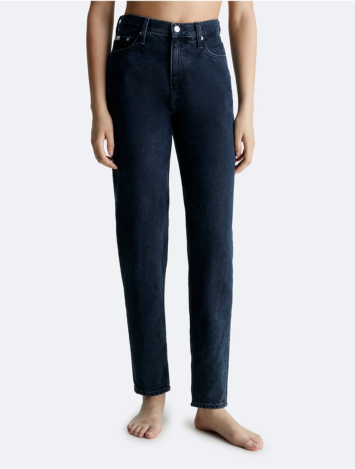 Calvin Klein Women's Mom Fit Jeans - Blue - 24