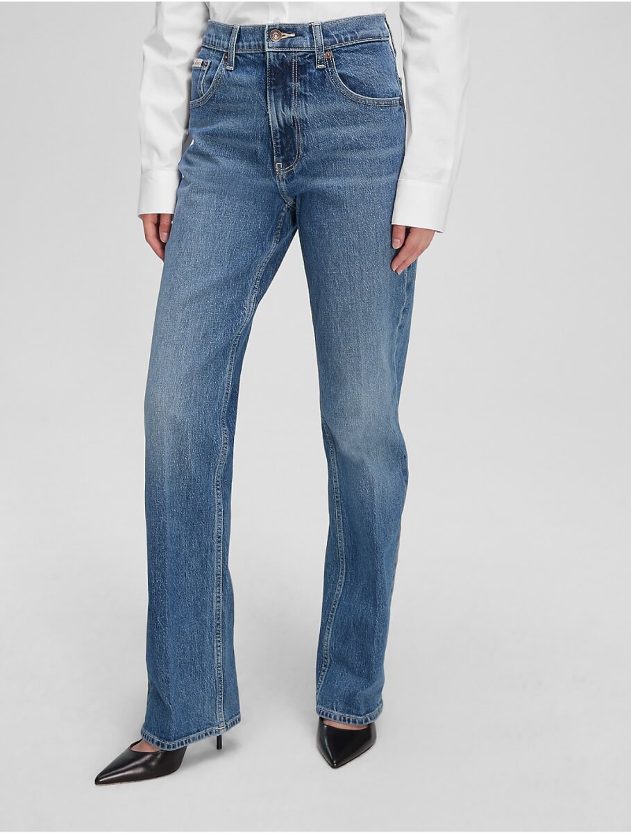 Calvin Klein Women's Original Bootcut Fit Jeans - Blue - 25