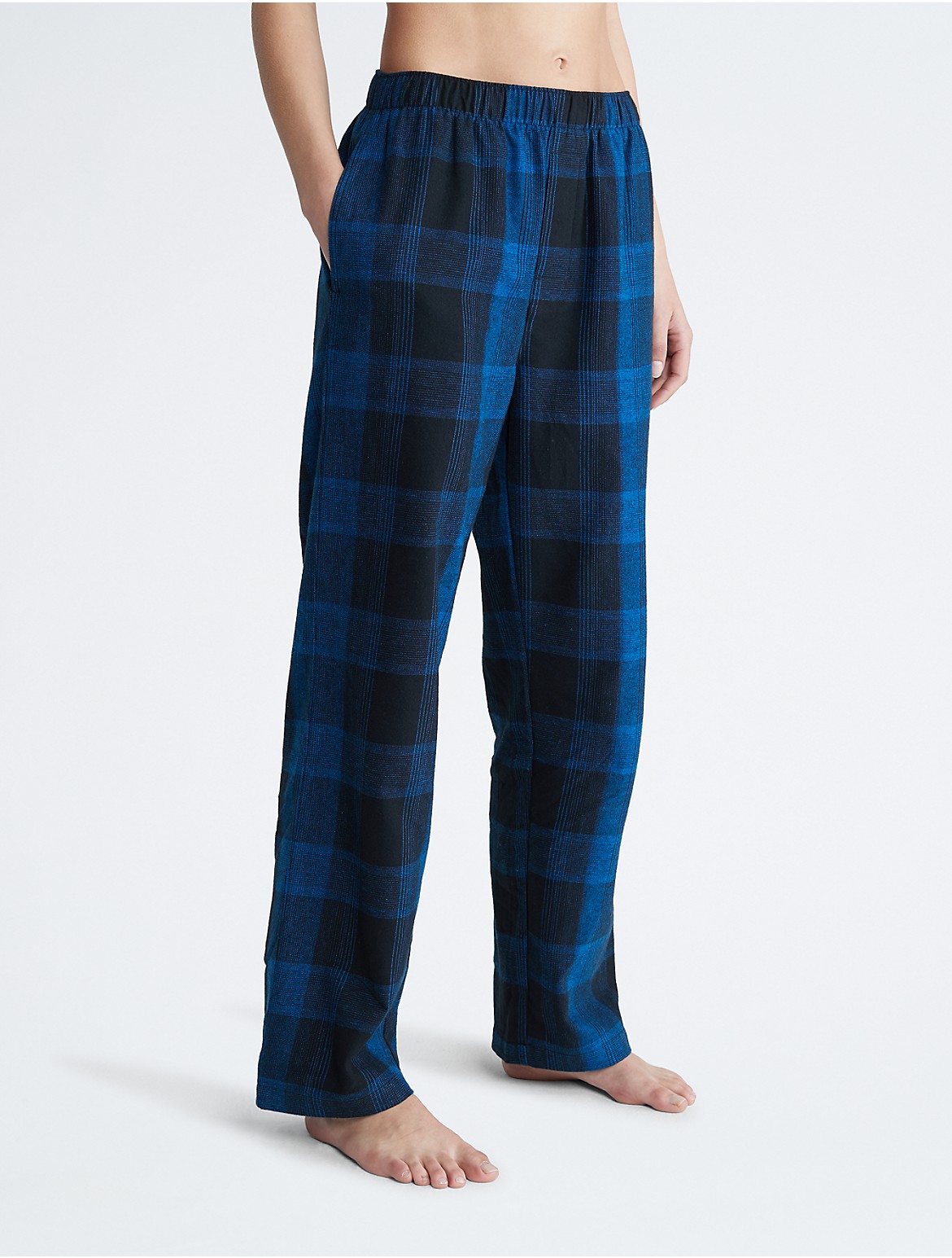Calvin Klein Women's Pure Flannel Sleep Pants - Black - XS