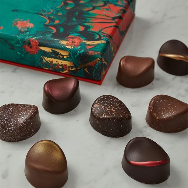 Chocolate Caramels Selection Box, 216g, Fortnum & Mason