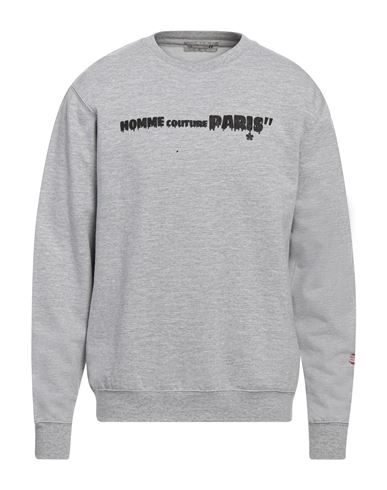 Daniele Alessandrini Homme Man Sweatshirt Grey Size XL Cotton, Polyester