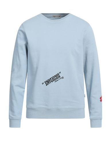 Daniele Alessandrini Homme Man Sweatshirt Sky blue Size S Cotton, Polyester