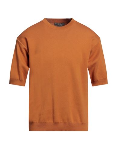 Daniele Fiesoli Man Sweatshirt Orange Size S Cotton