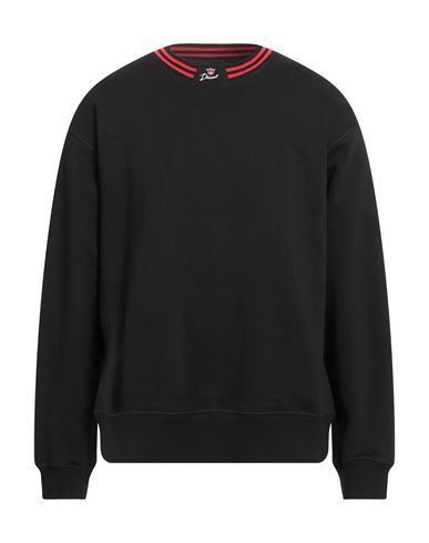 Diesel Man Sweatshirt Black Size XS Cotton, Elastane