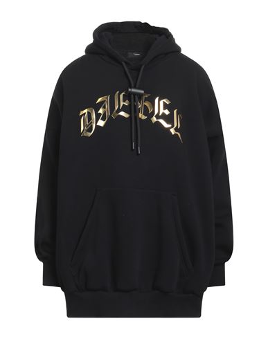 Diesel Man Sweatshirt Black Size XS Cotton, Polyester