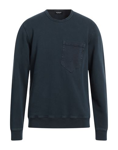 Dondup Man Sweatshirt Blue Size XL Cotton