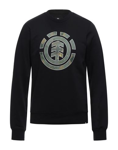 Element Man Sweatshirt Black Size L Cotton, Polyester