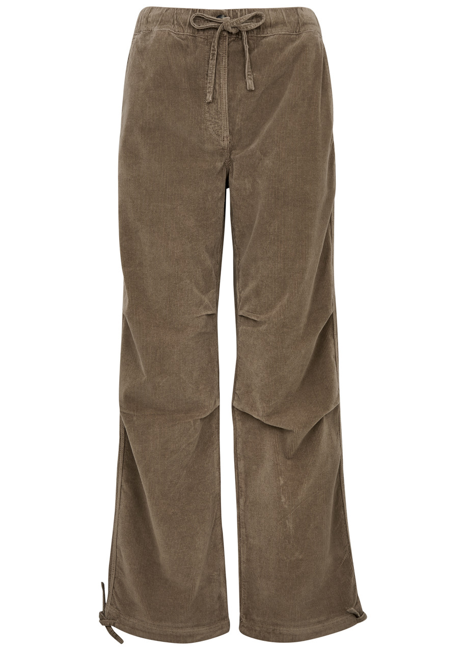 Ganni Straight-leg Corduroy Trousers - Beige - 38 (UK10 / S)