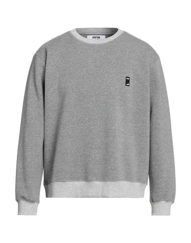 Grifoni Man Sweatshirt Grey Size XL Cotton, Polyester