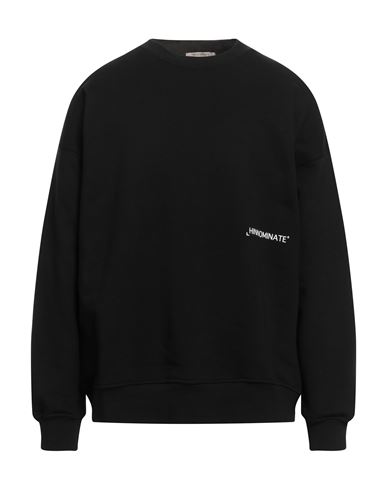Hinnominate Man Sweatshirt Black Size S Cotton, Elastane