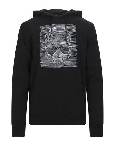 Hydrogen Man Sweatshirt Black Size S Cotton, Elastane