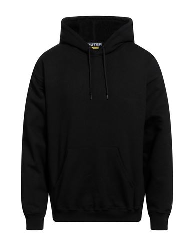 Iuter Man Sweatshirt Black Size XS Cotton