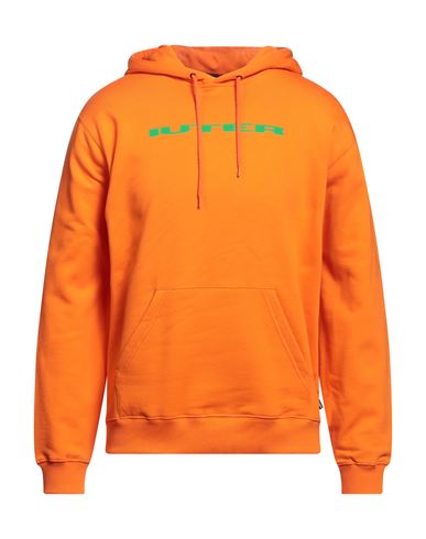Iuter Man Sweatshirt Orange Size M Cotton