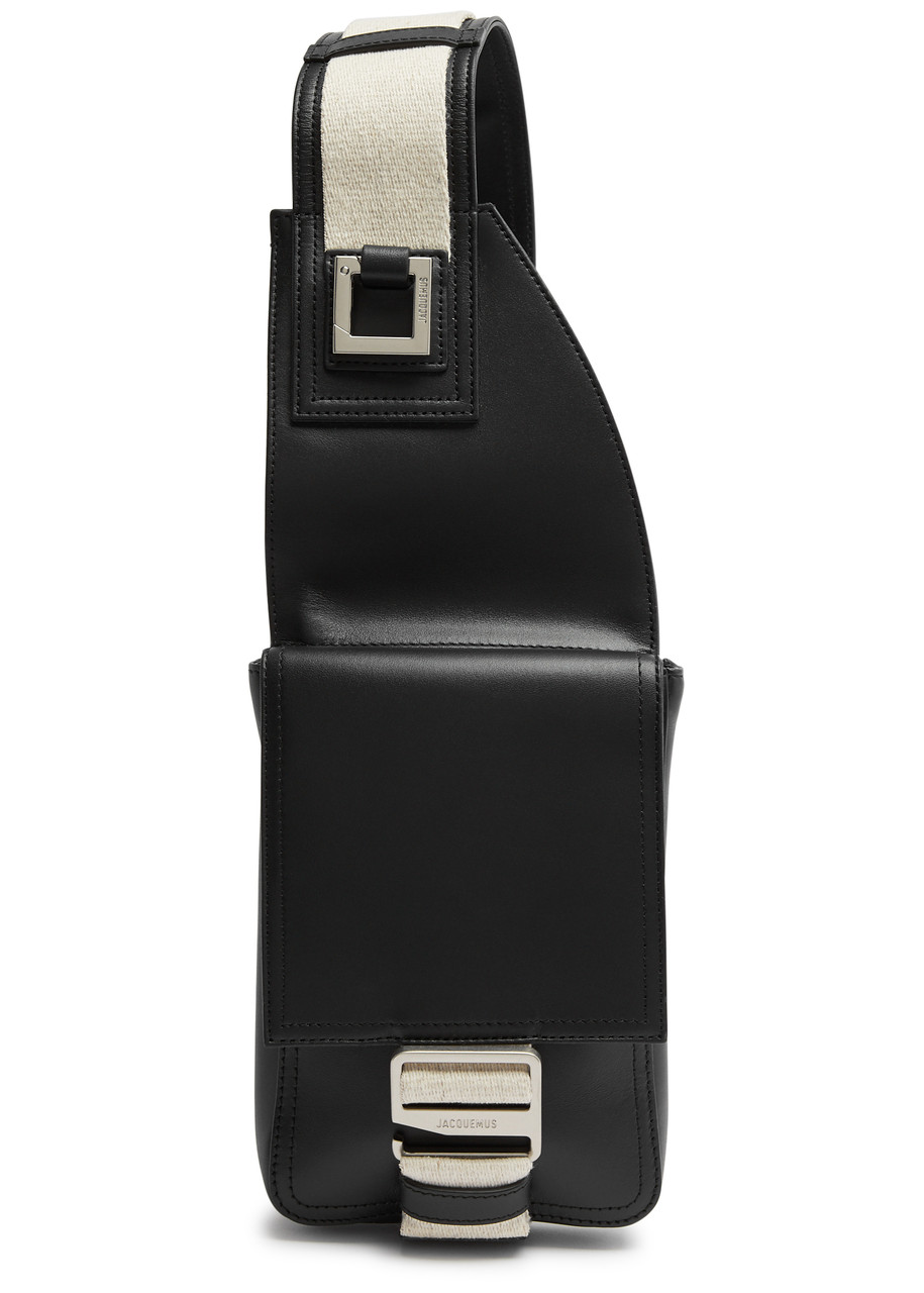 Jacquemus Le Banane Leather Belt bag - Black