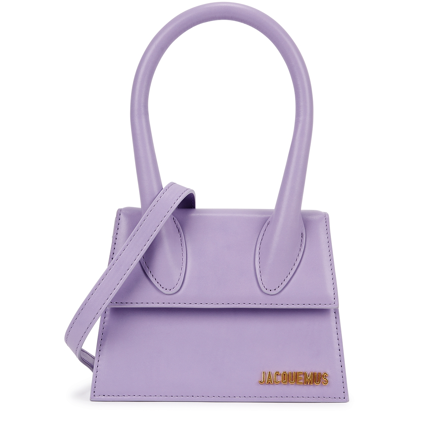 Jacquemus Le Chiquito Moyen Lilac top Handle bag