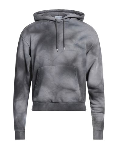 John Elliott Man Sweatshirt Grey Size 3 Cotton, Polyurethane