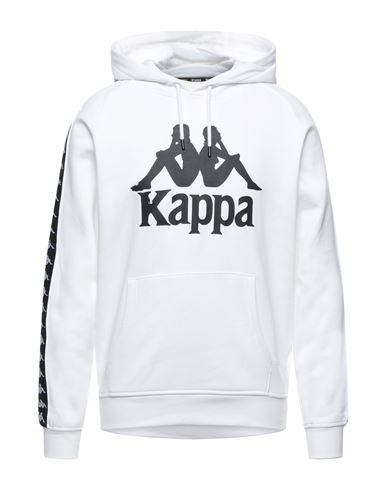 Kappa Man Sweatshirt White Size XS Cotton, Polyester