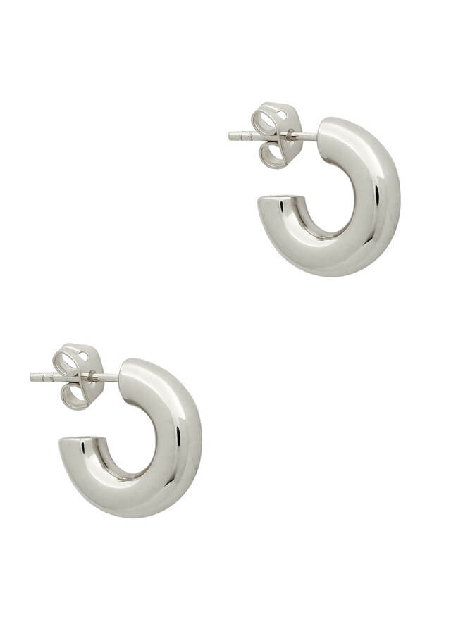 MISSOMA Mini Chubby silver-plated hoop earrings £79.00