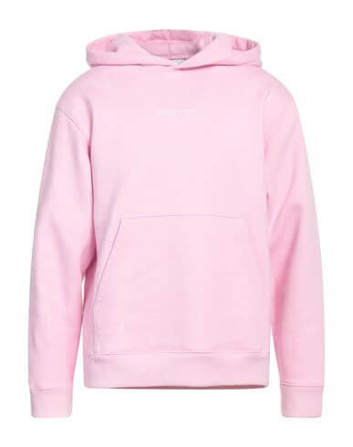 Maison Kitsuné Man Sweatshirt Pink Size XL Cotton, Polyester
