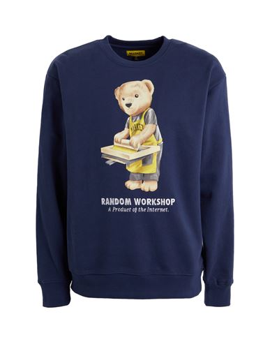 Market Random Workshop Bear Crewneck Man Sweatshirt Midnight blue Size XL Cotton