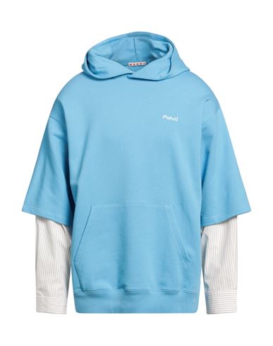 Marni Man Sweatshirt Azure Size 40 Cotton