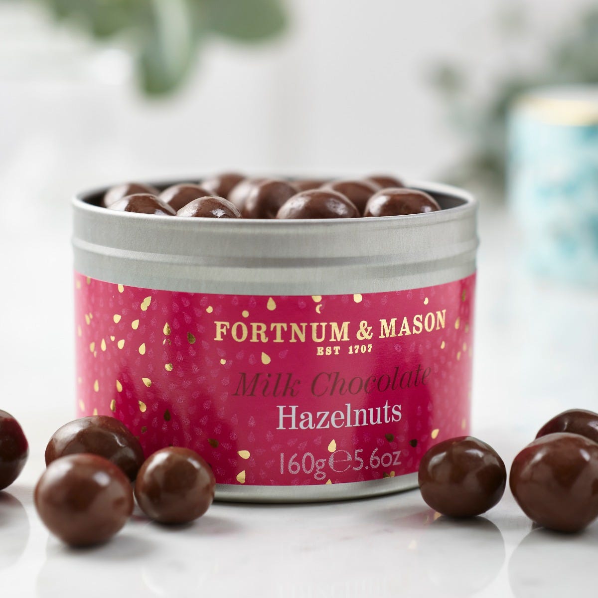 Milk Chocolate Hazelnuts, 160g, Fortnum & Mason