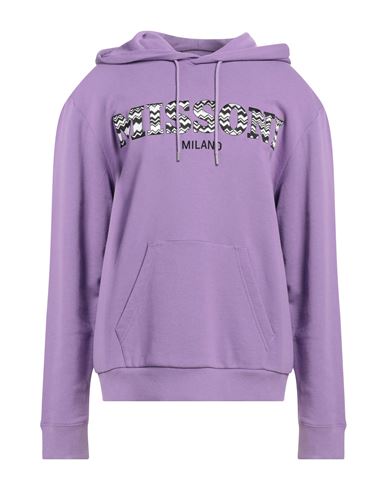 Missoni Man Sweatshirt Light purple Size L Cotton