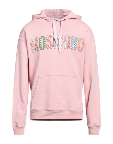 Moschino Man Sweatshirt Pink Size 40 Cotton