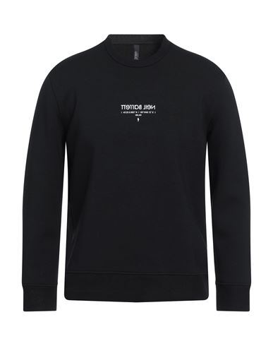 Neil Barrett Man Sweatshirt Black Size XXS Viscose, Polyurethane, Elastane