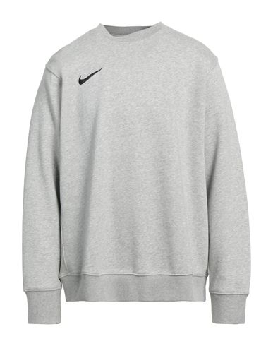Nike Man Sweatshirt Light grey Size XXL Cotton, Polyester