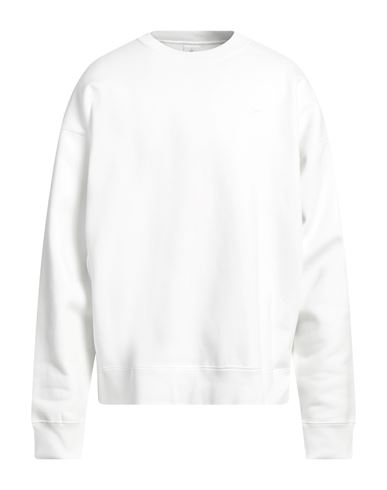 Nike Man Sweatshirt White Size XXL Cotton, Polyester