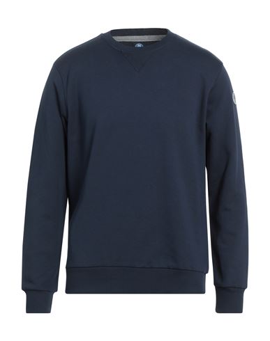 North Sails Man Sweatshirt Midnight blue Size M Cotton
