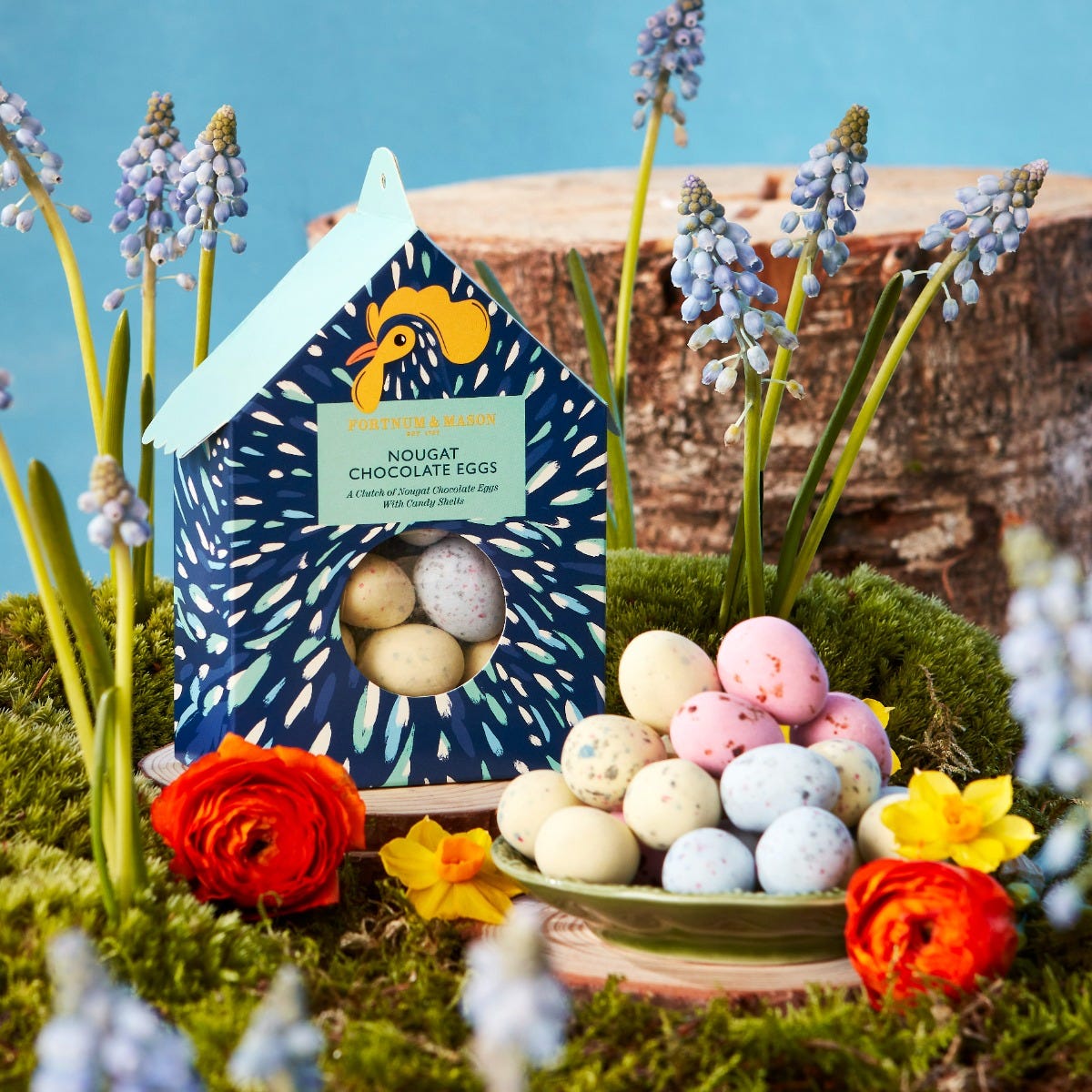 Nougat Chocolate Easter Eggs, 150g, Fortnum & Mason