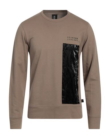Noumeno Concept Man Sweatshirt Dove grey Size L Cotton