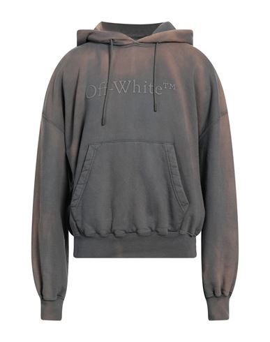 Off-white Man Sweatshirt Lead Size S Cotton, Elastane