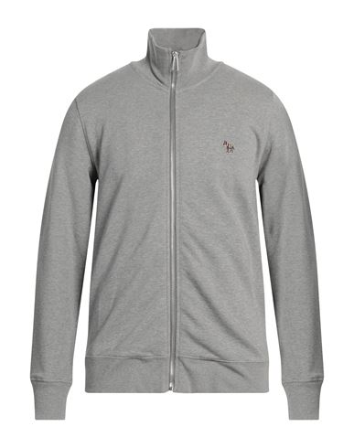 Paul Smith Man Sweatshirt Grey Size S Cotton, Elastane