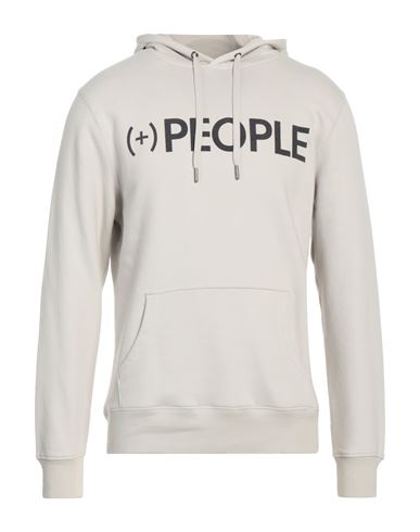 (+) People Man Sweatshirt Light grey Size XL Cotton, Polyester