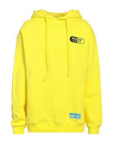 Pharmacy Industry Man Sweatshirt Yellow Size L Cotton