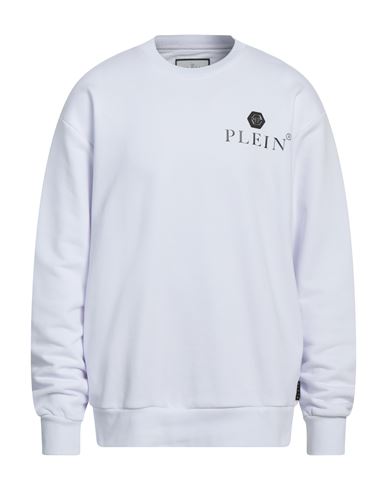 Philipp Plein Man Sweatshirt White Size XL Cotton, Polyester