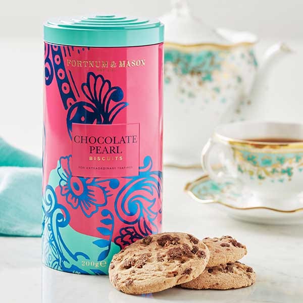 Piccadilly Chocolate Pearl Biscuits, 200g, Fortnum & Mason