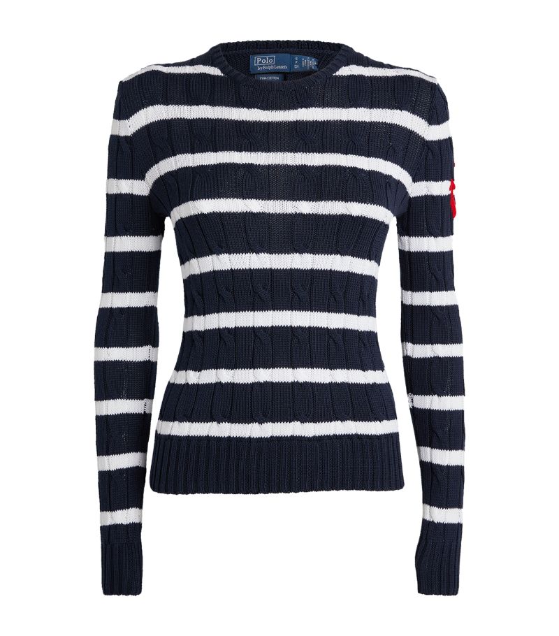 Polo Ralph Lauren Cotton Anchor-Embroidered Sweater