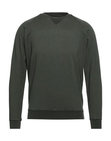 R3d Wöôd Man Sweatshirt Military green Size L Cotton