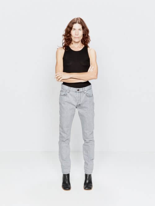 Raey - Maka Organic-cotton Skinny Jeans - Womens - Light Grey